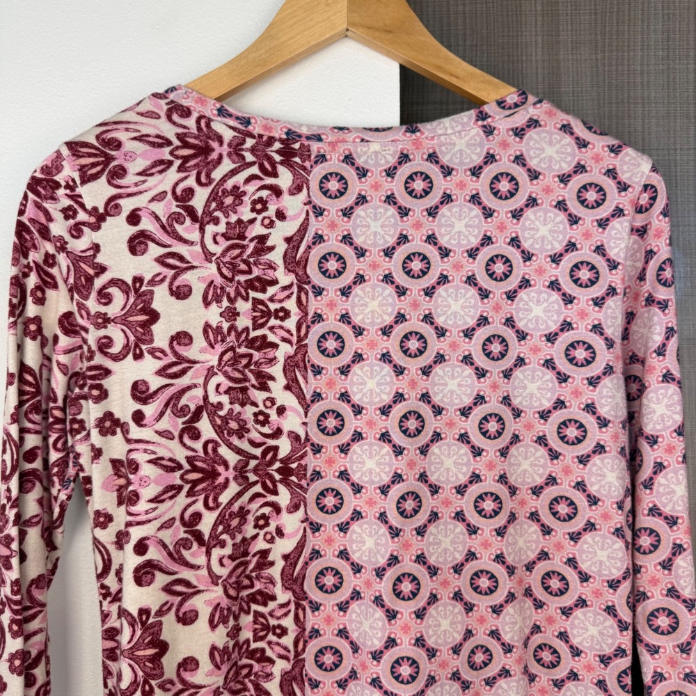 Sundance Pink Celebration Long Sleeve Tee Embroidered - Picture 10 of 13